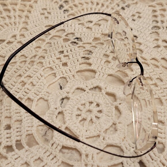 SILHOUETTE EYEGLASSES FRAMES 7581 40 6062 TITAN RIMLESS FLEX ARMS AUSTRIA & CASE - Picture 9 of 14